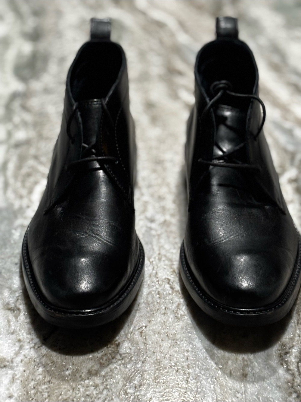 Cole Hahn Classic Black Men’s Leather Chukka Boots